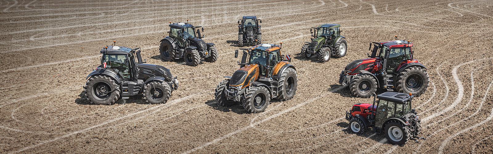 Valtra F, A, G, N, T, Q, and S Series tractors in the field